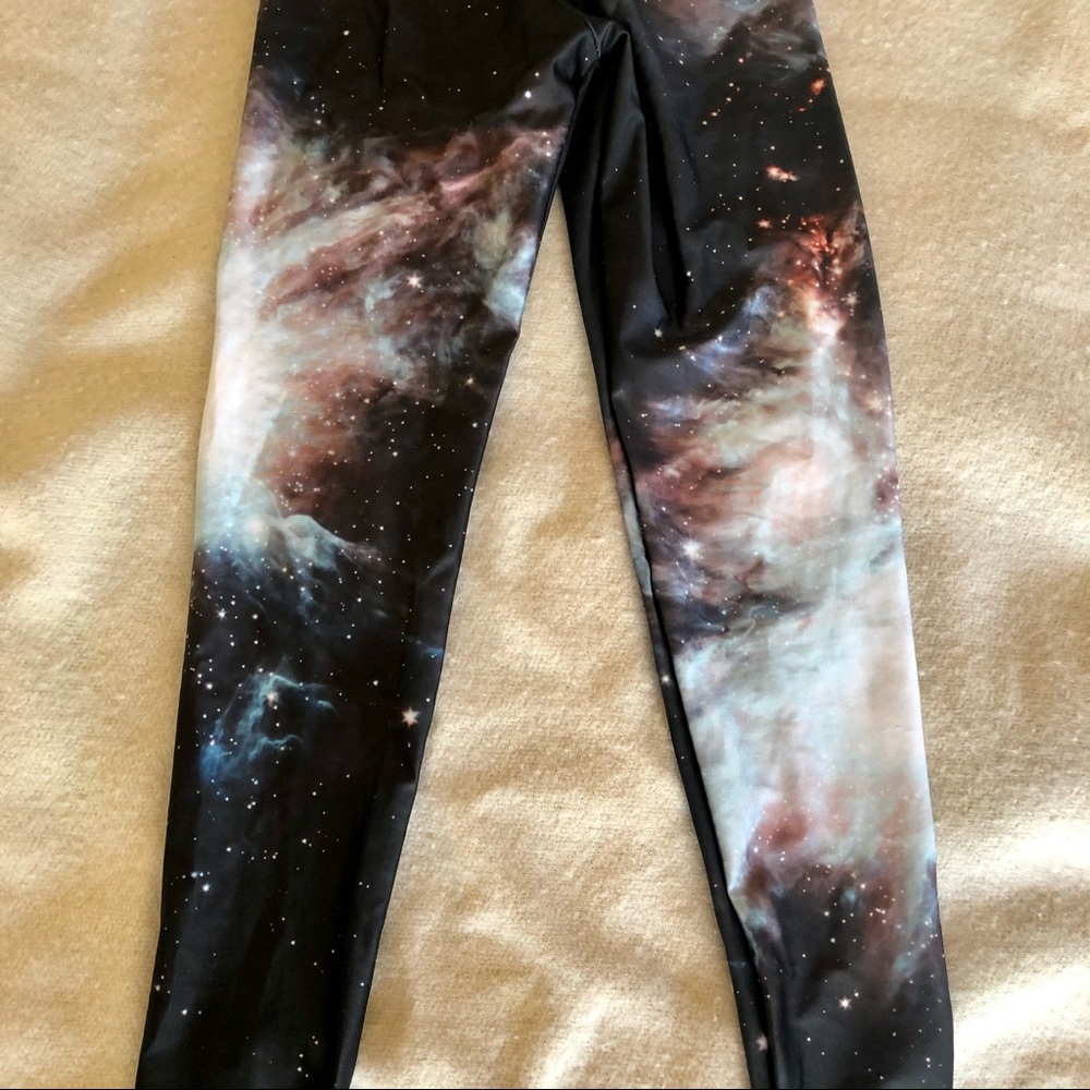 Black Milk black galaxy leggings sz. M